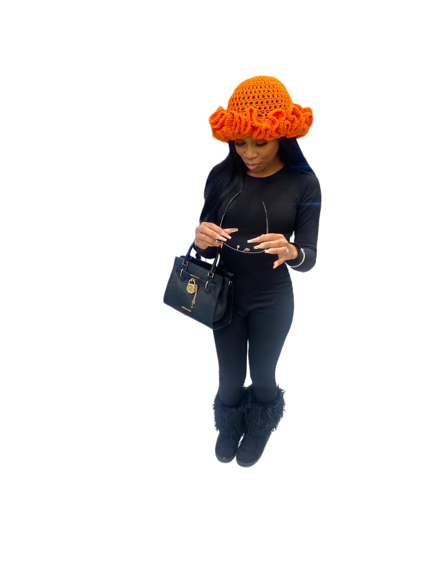 Classic Ruffle Crochet Hat