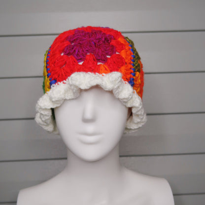 Bad Gyal Granny Square Bucket Hat