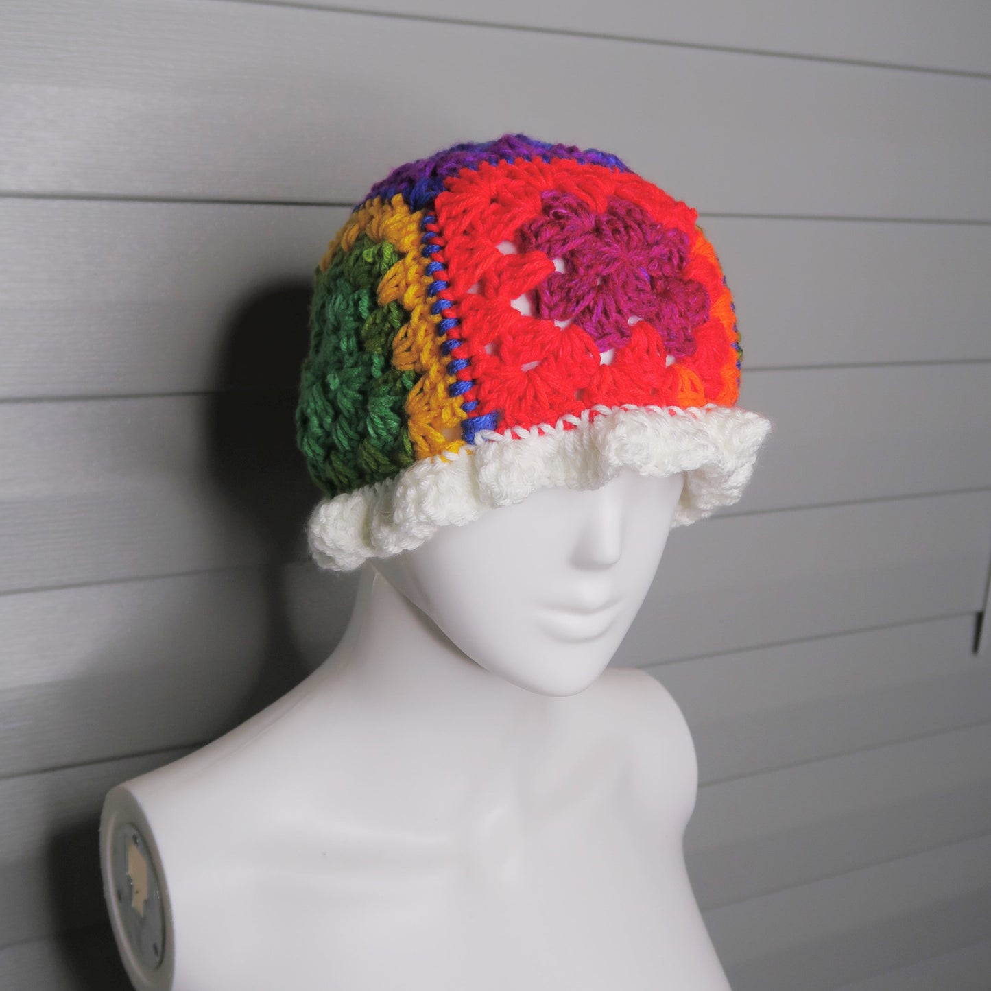 Bad Gyal Granny Square Bucket Hat