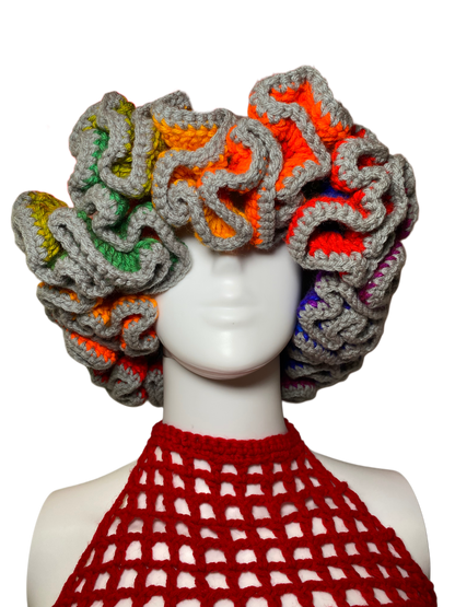 50 Shades of Art Ruffle Hat