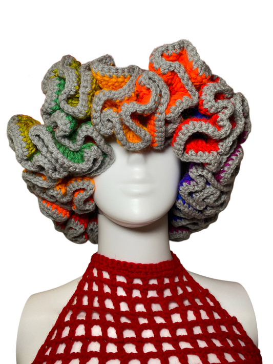 50 Shades of Art Ruffle Hat