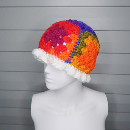 Bad Gyal Granny Square Bucket Hat