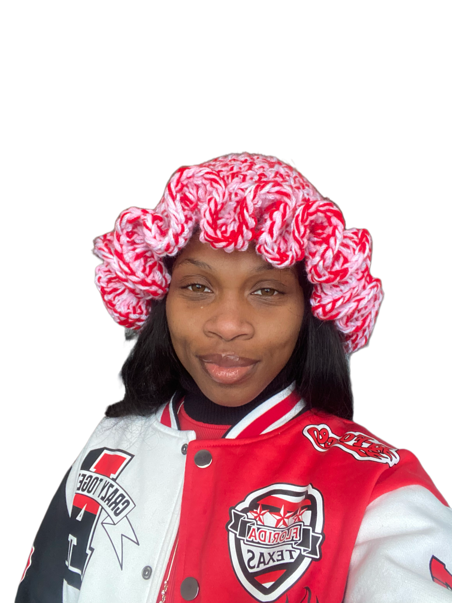 Strawberry Milkshake Ruffle Hat