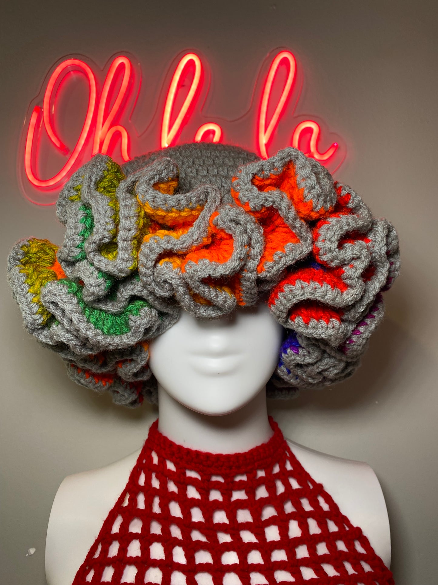 50 Shades of Art Ruffle Hat