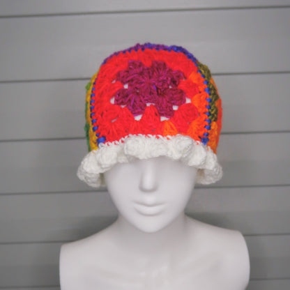 Bad Gyal Granny Square Bucket Hat