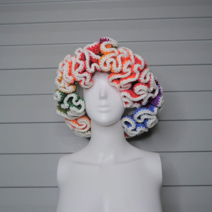 Your Inner Artist: The "Chromatic Wave" Ruffle Hat